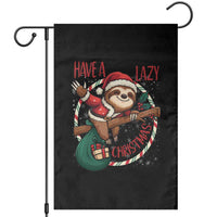 Have A Lazy Christmas Garden Flag Cute Xmas Sloth - Wonder Print Shop