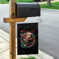 Have A Lazy Christmas Garden Flag Cute Xmas Sloth - Wonder Print Shop
