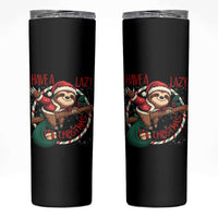 Have A Lazy Christmas Skinny Tumbler Cute Xmas Sloth