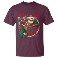 Have A Lazy Christmas T Shirt Cute Xmas Sloth - Wonder Print Shop