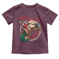 Have A Lazy Christmas Toddler T Shirt Cute Xmas Sloth - Wonder Print Shop