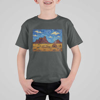Starry Night Desert Monument Valley T Shirt For Kid Hogan Home Oil Painting Graphic