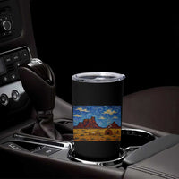 Starry Night Desert Monument Valley Tumbler Cup Hogan Home Oil Painting Graphic