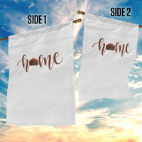 Rustic Hogan Home Typography Garden Flag Native American Heritage Pride