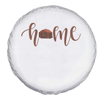 Rustic Hogan Home Typography Spare Tire Cover Native American Heritage Pride