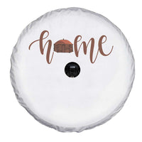 Rustic Hogan Home Typography Spare Tire Cover Native American Heritage Pride
