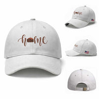 Rustic Hogan Home Typography Baseball Cap Native American Heritage Pride