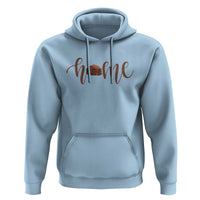 Rustic Hogan Home Typography Hoodie Native American Heritage Pride