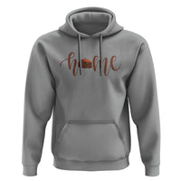 Rustic Hogan Home Typography Hoodie Native American Heritage Pride