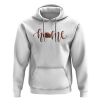 Rustic Hogan Home Typography Hoodie Native American Heritage Pride
