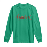 Rustic Hogan Home Typography Long Sleeve Shirt Native American Heritage Pride