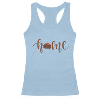 Rustic Hogan Home Typography Racerback Tank Top Native American Heritage Pride