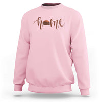 Rustic Hogan Home Typography Sweatshirt Native American Heritage Pride