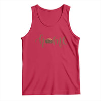 Rustic Hogan Home Typography Tank Top Native American Heritage Pride