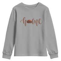 Rustic Hogan Home Typography Youth Sweatshirt Native American Heritage Pride