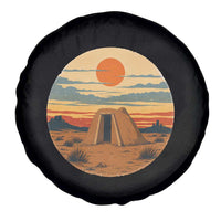 Vintage Monument Valley Landscape Spare Tire Cover Desert Hogan Home Art