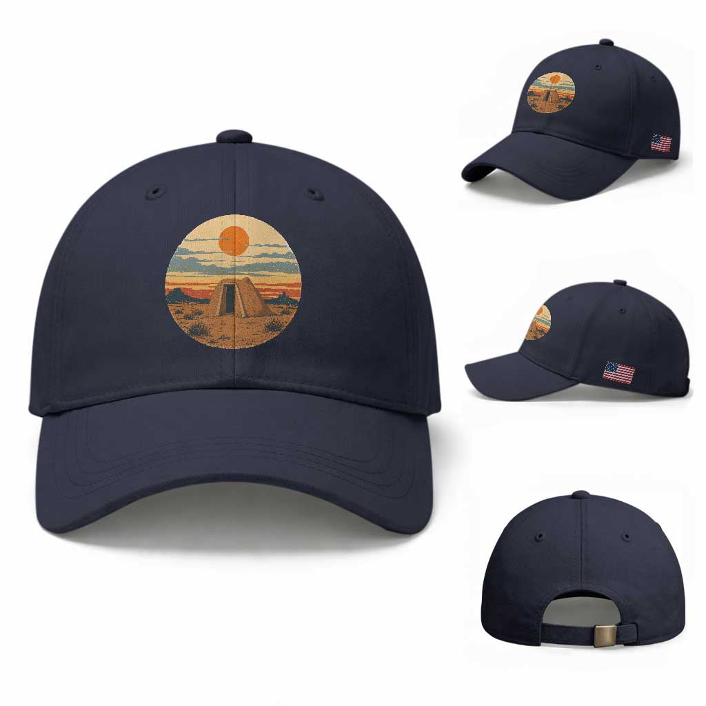Vintage Monument Valley Landscape Baseball Cap Desert Hogan Home Art