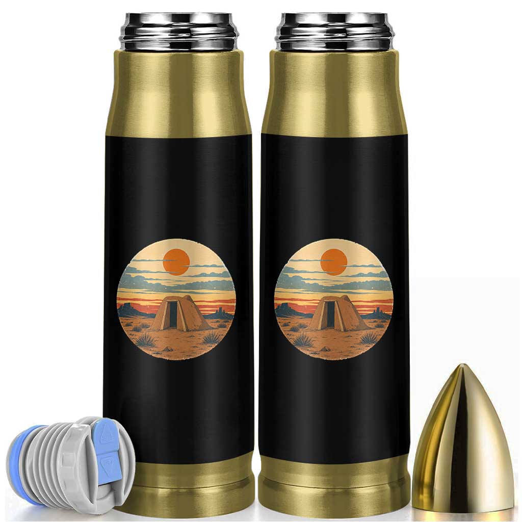 Vintage Monument Valley Landscape Bullet Tumbler Desert Hogan Home Art