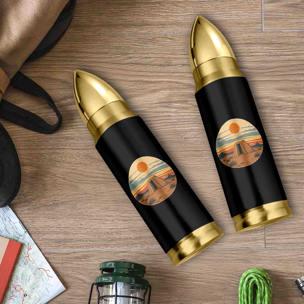 Vintage Monument Valley Landscape Bullet Tumbler Desert Hogan Home Art