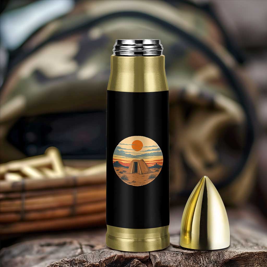 Vintage Monument Valley Landscape Bullet Tumbler Desert Hogan Home Art