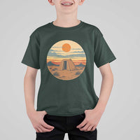 Vintage Monument Valley Landscape T Shirt For Kid Desert Hogan Home Art