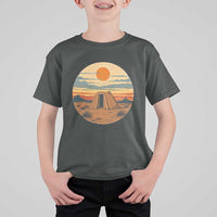 Vintage Monument Valley Landscape T Shirt For Kid Desert Hogan Home Art