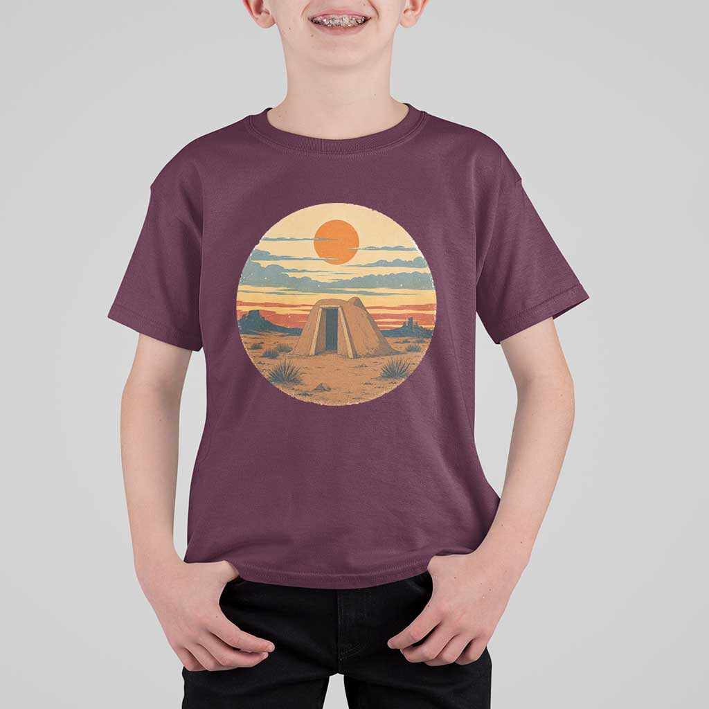 Vintage Monument Valley Landscape T Shirt For Kid Desert Hogan Home Art