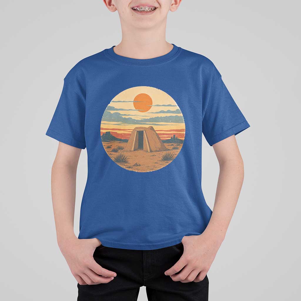 Vintage Monument Valley Landscape T Shirt For Kid Desert Hogan Home Art