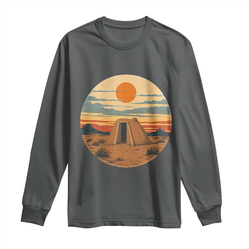 Vintage Monument Valley Landscape Long Sleeve Shirt Desert Hogan Home Art