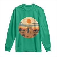 Vintage Monument Valley Landscape Long Sleeve Shirt Desert Hogan Home Art