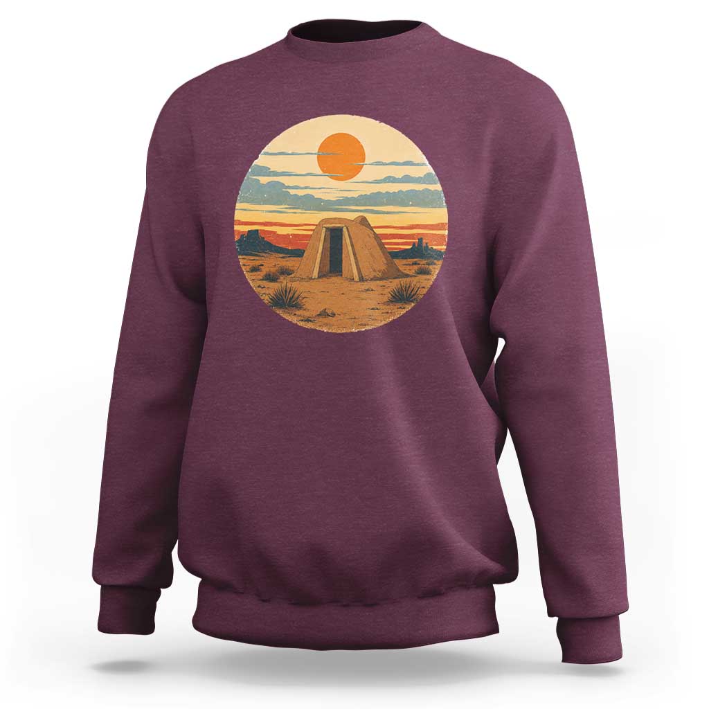Vintage Monument Valley Landscape Sweatshirt Desert Hogan Home Art
