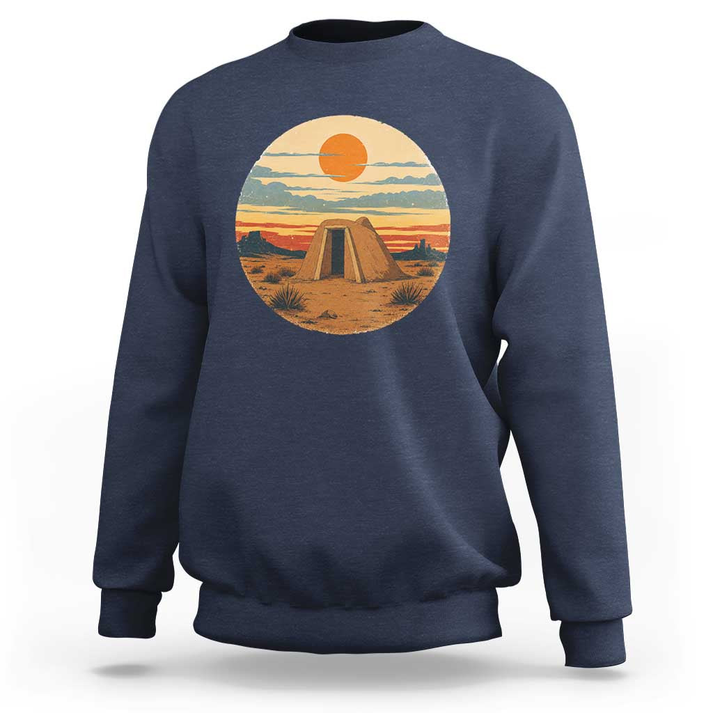 Vintage Monument Valley Landscape Sweatshirt Desert Hogan Home Art