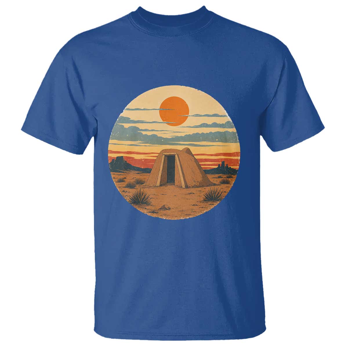 Vintage Monument Valley Landscape T Shirt Desert Hogan Home Art
