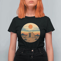 Vintage Monument Valley Landscape T Shirt For Women Desert Hogan Home Art