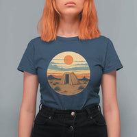 Vintage Monument Valley Landscape T Shirt For Women Desert Hogan Home Art