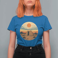 Vintage Monument Valley Landscape T Shirt For Women Desert Hogan Home Art