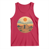 Vintage Monument Valley Landscape Tank Top Desert Hogan Home Art