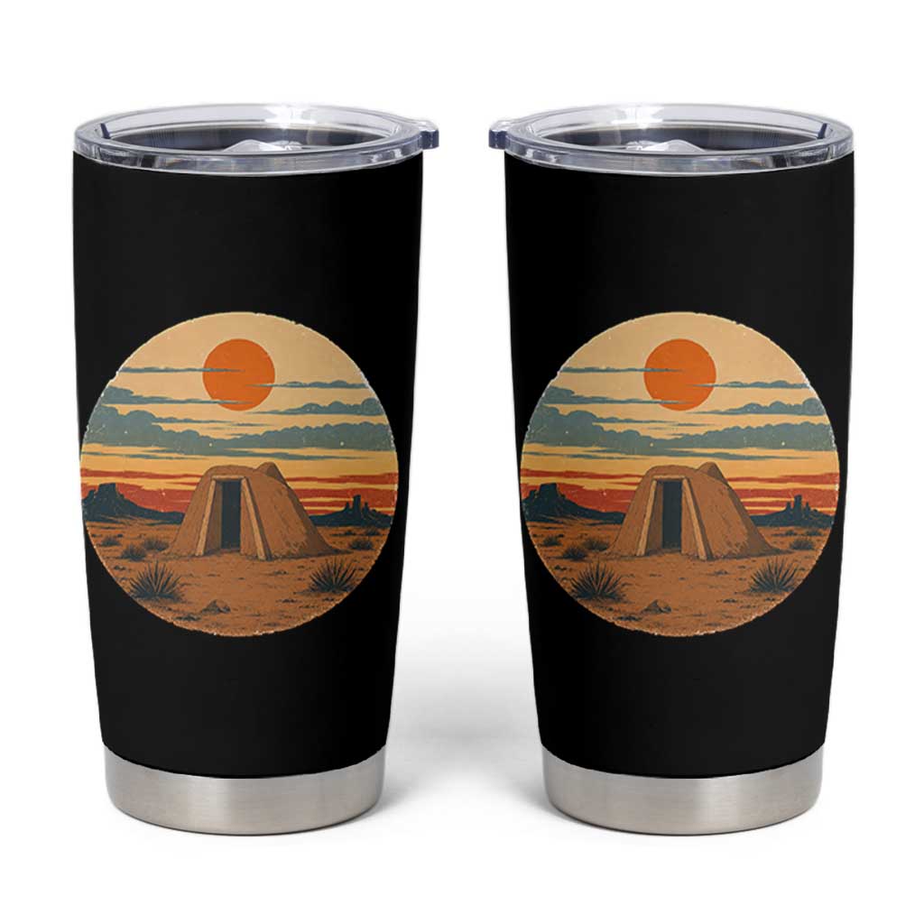 Vintage Monument Valley Landscape Tumbler Cup Desert Hogan Home Art