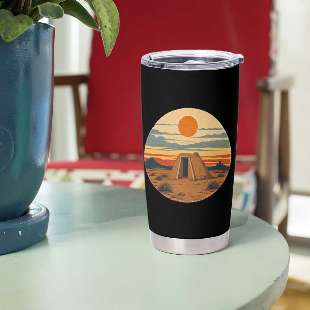 Vintage Monument Valley Landscape Tumbler Cup Desert Hogan Home Art