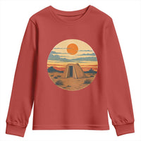 Vintage Monument Valley Landscape Youth Sweatshirt Desert Hogan Home Art