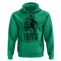 Native American Heritage Pride Gift Hoodie I Am A Cherokee Born With Heart On My Sleeve