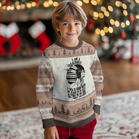 Native American Heritage Pride Gift Ugly Christmas Sweater I Am A Cherokee Born With Heart On My Sleeve