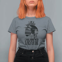 Native American Heritage Pride Gift T Shirt For Women I Am A Cherokee Born With Heart On My Sleeve
