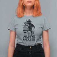 Native American Heritage Pride Gift T Shirt For Women I Am A Cherokee Born With Heart On My Sleeve