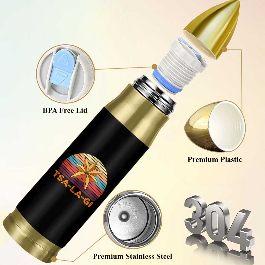 Tsalagi Seven Pointed Star Bullet Tumbler Cherokee Native American Heritage
