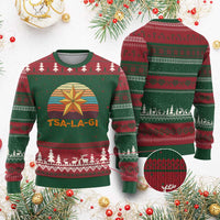 Tsalagi Seven Pointed Star Ugly Christmas Sweater Cherokee Native American Heritage