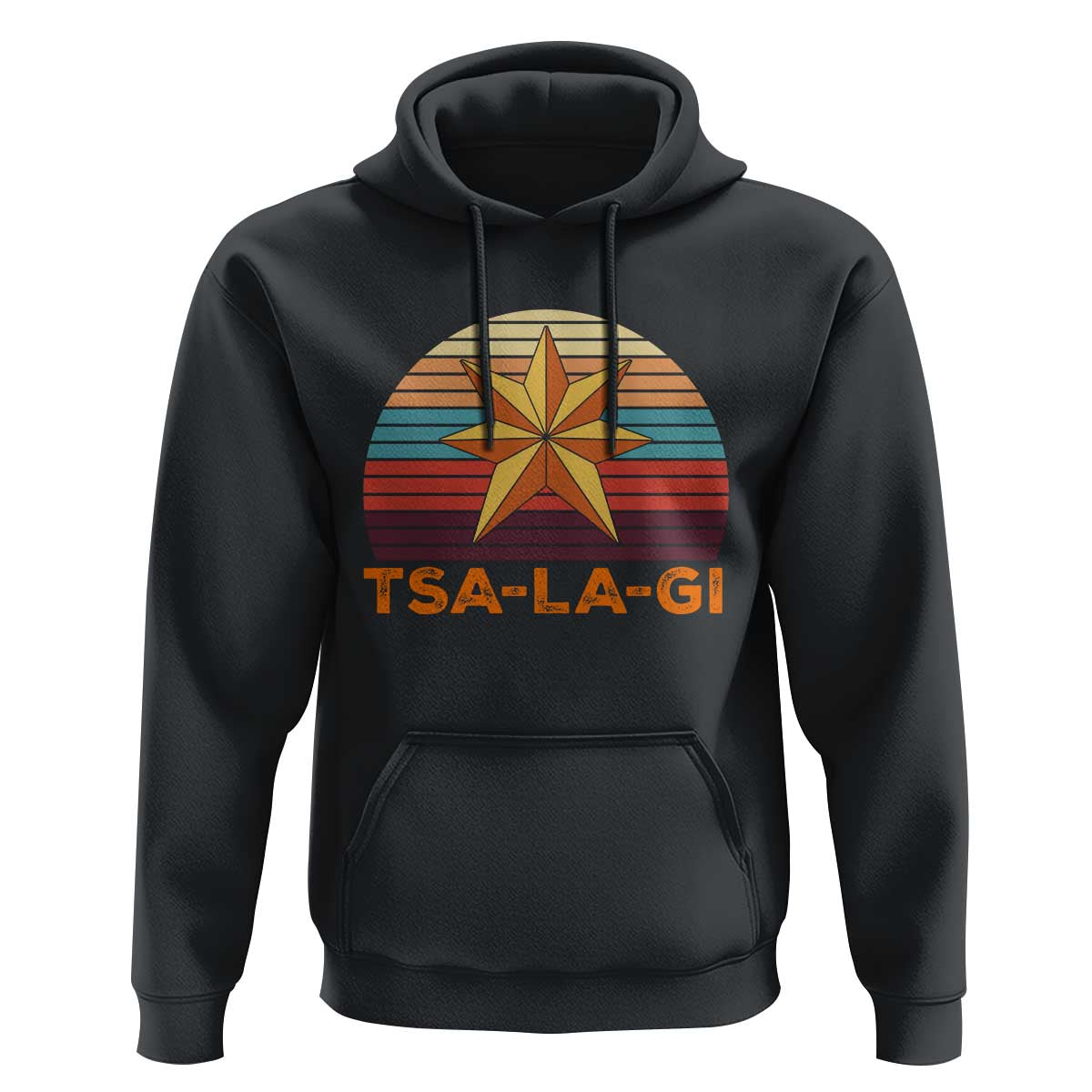 Tsalagi Seven Pointed Star Hoodie Cherokee Native American Heritage
