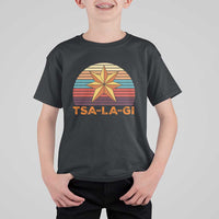 Tsalagi Seven Pointed Star T Shirt For Kid Cherokee Native American Heritage