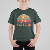 Tsalagi Seven Pointed Star T Shirt For Kid Cherokee Native American Heritage
