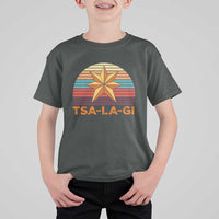 Tsalagi Seven Pointed Star T Shirt For Kid Cherokee Native American Heritage